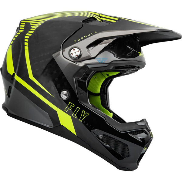 Fly Racing - Formula Carbon Tracer Yellow/Black Helmet