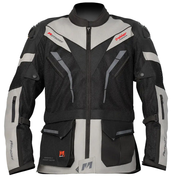 Moto Dry - Trekker Pro Summer Black/Anth/Grey Adventure Jacket