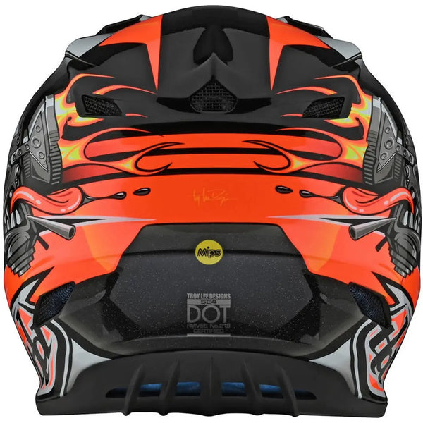TLD - SE4 Poly MIPS Carb Black/Orange Helmet