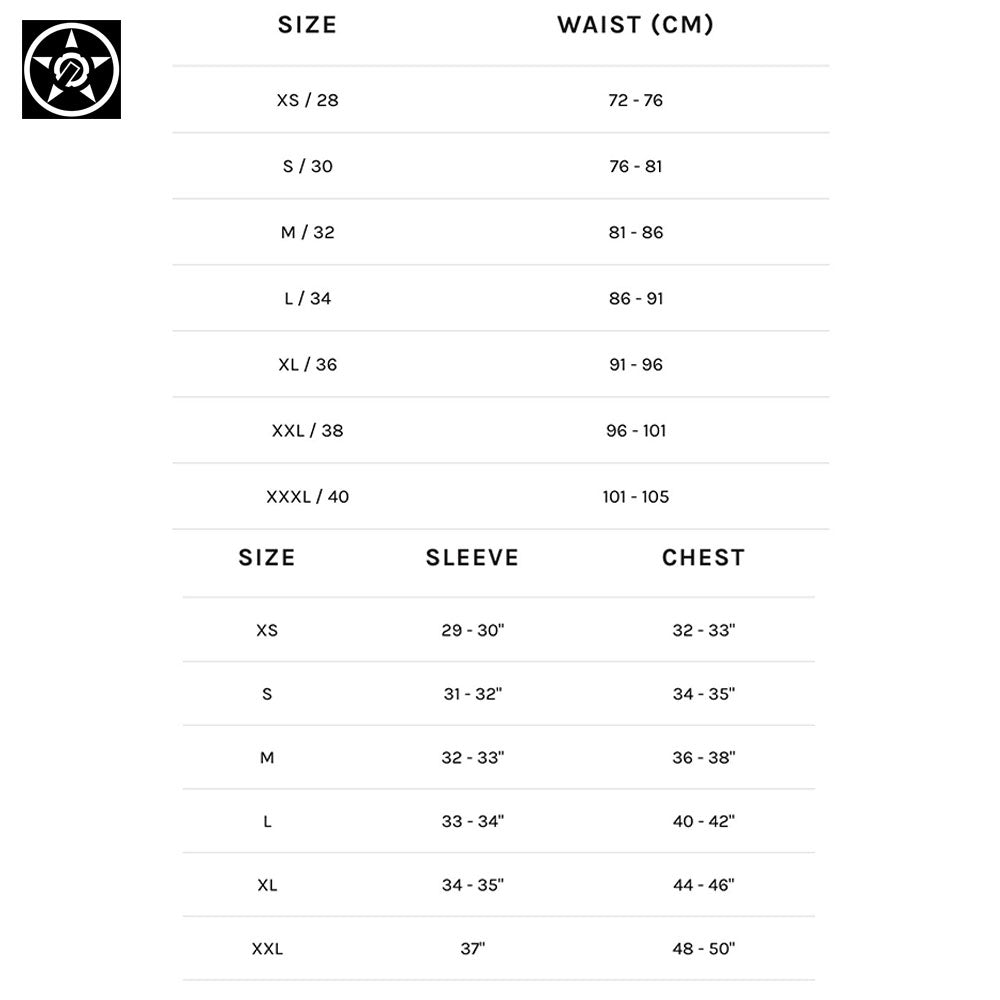 Unit - 2020 Launch Jersey Size Guide