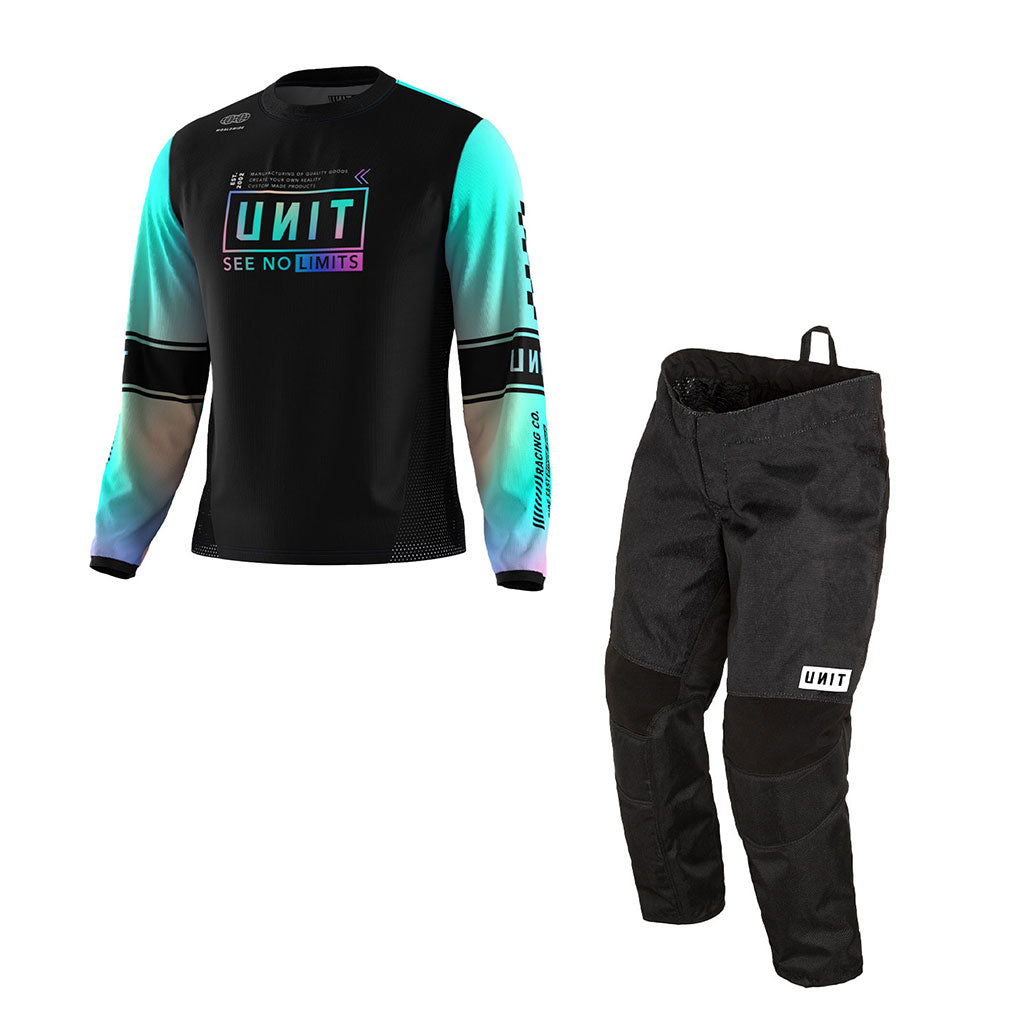 Unit - 2024 Kids Vista Black/Multi MX Combo