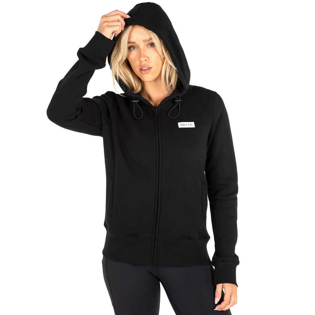 Unit - Ladies Black Latch Hoodie