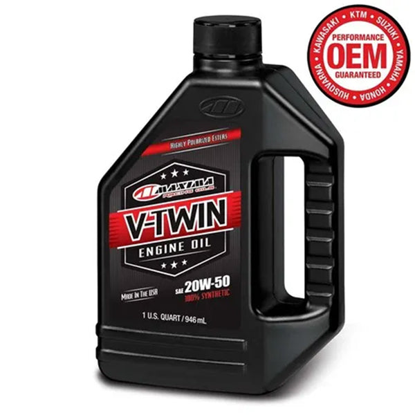 Maxima - V-Twin Full Synthetic 4T Oil 20w-50 - 1L
