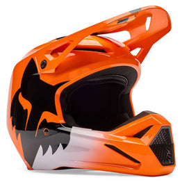 Fox - 2026 Youth V1 Shield Flo Orange Helmet