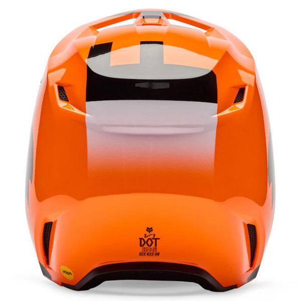 Fox - 2026 Youth V1 Shield Flo Orange Helmet
