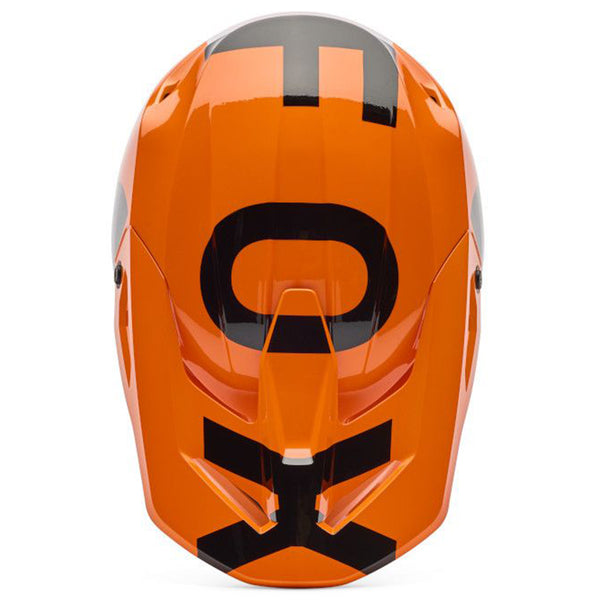 Fox - 2026 Youth V1 Shield Flo Orange Helmet
