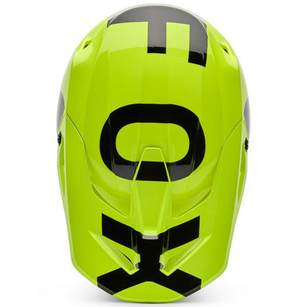 Fox - 2026 Youth V1 Shield Flo Yellow Helmet