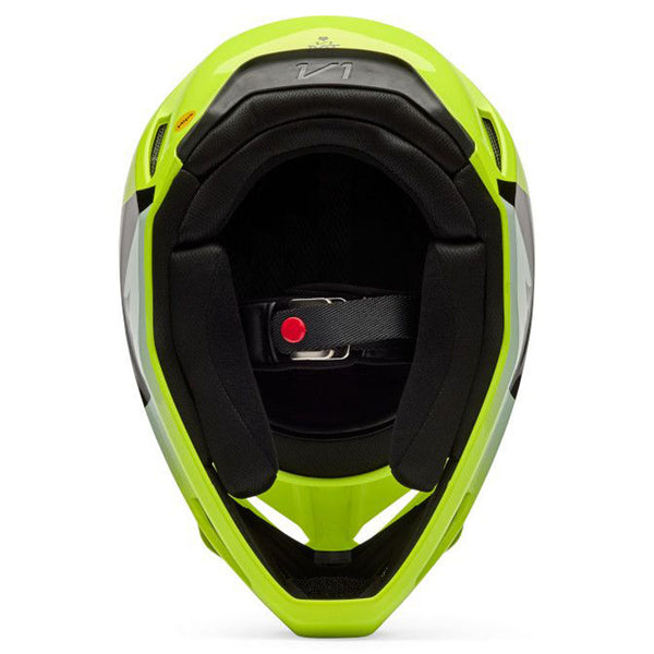 Fox - 2026 Youth V1 Shield Flo Yellow Helmet