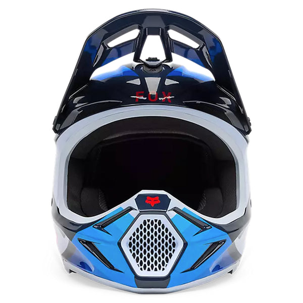 Fox - 2025 V3 Fade White/Blue Helmet