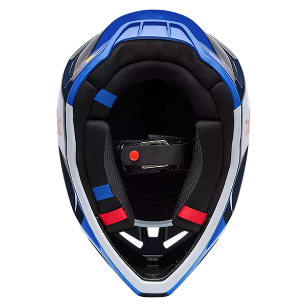 Fox - 2025 V3 Fade White/Blue Helmet