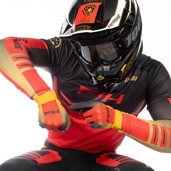 Fasthouse - Youth Vapor React Racing Red/Black Gloves