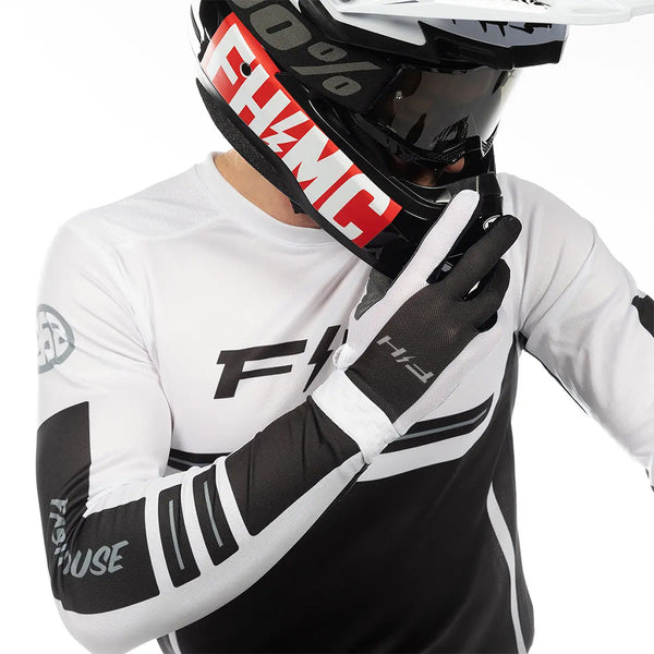 Fasthouse - Vapor React White/Black Gloves