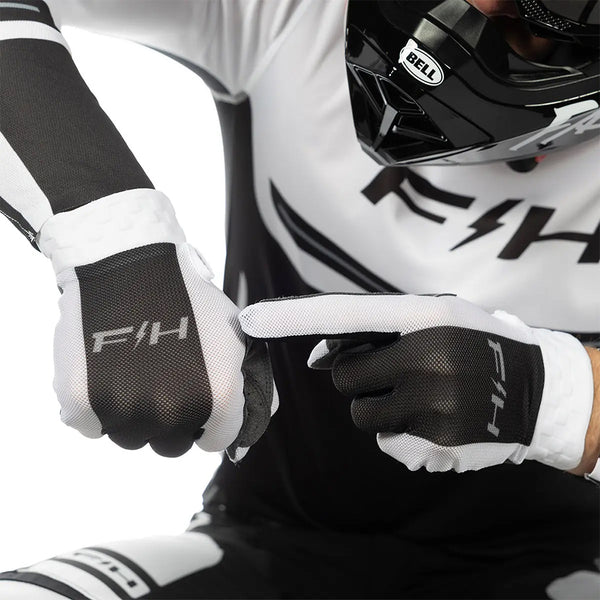 Fasthouse - Vapor React White/Black Gloves