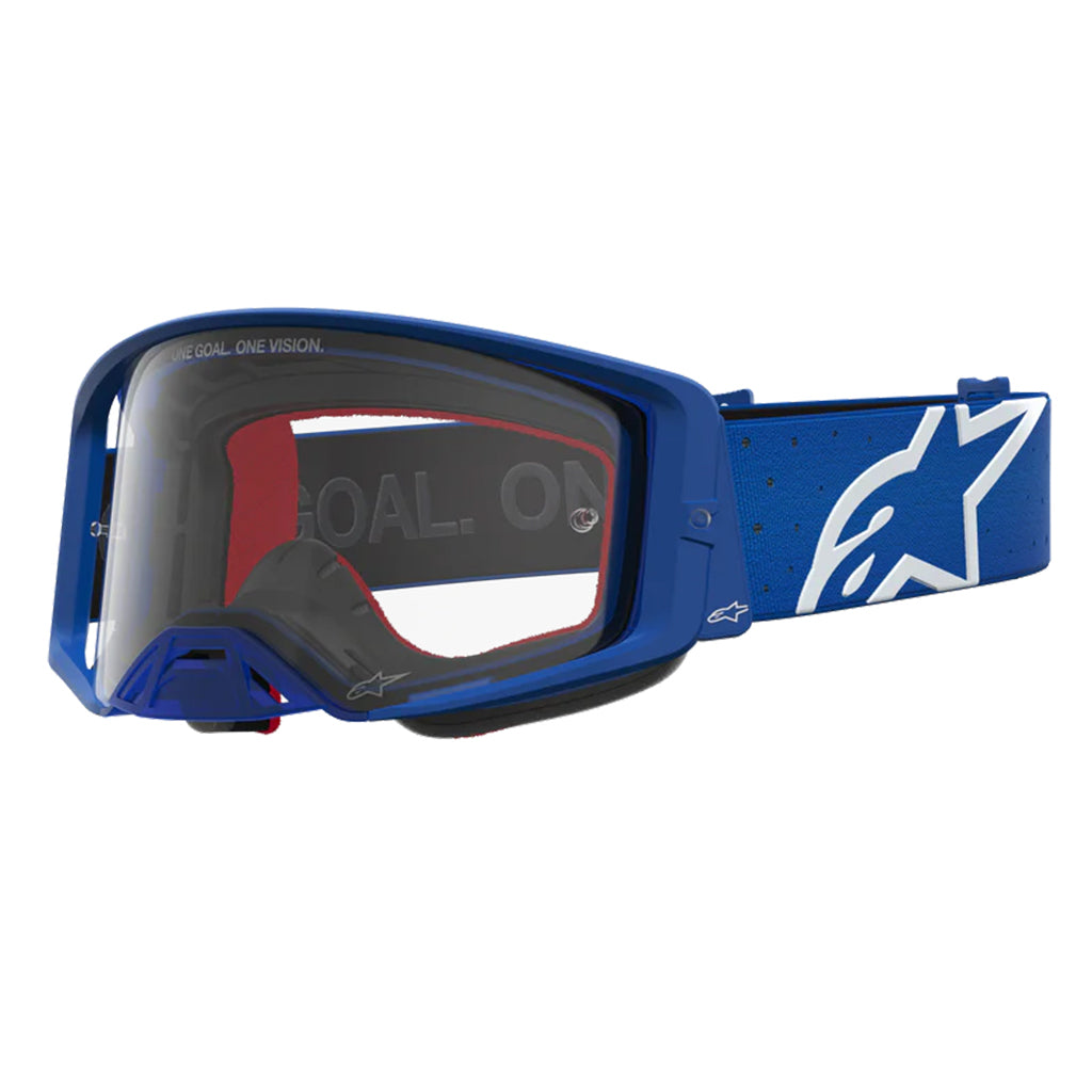 Alpinestars - Supertech Vesta Blue/White Clear Lens Goggle