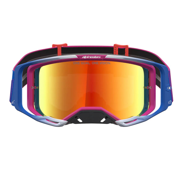Alpinestars - Vision 8 Maven Fire Red/Black Mirror Lens Goggle