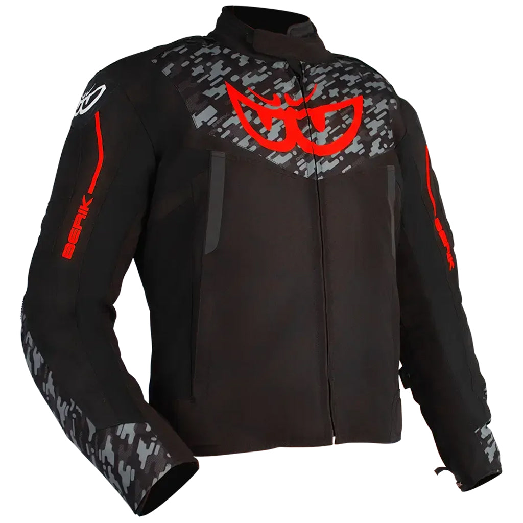 Berik - Veloce Black/Camo/Red Jacket