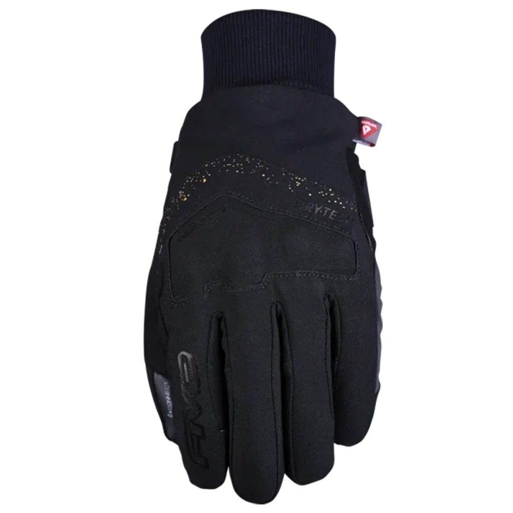 Five - Ladies WFX District Black/Gold Winter Gloves