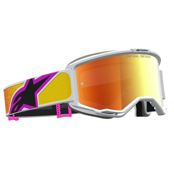 Alpinestars - Vision 5 Drag Orange/Red Mirror Lens Goggle
