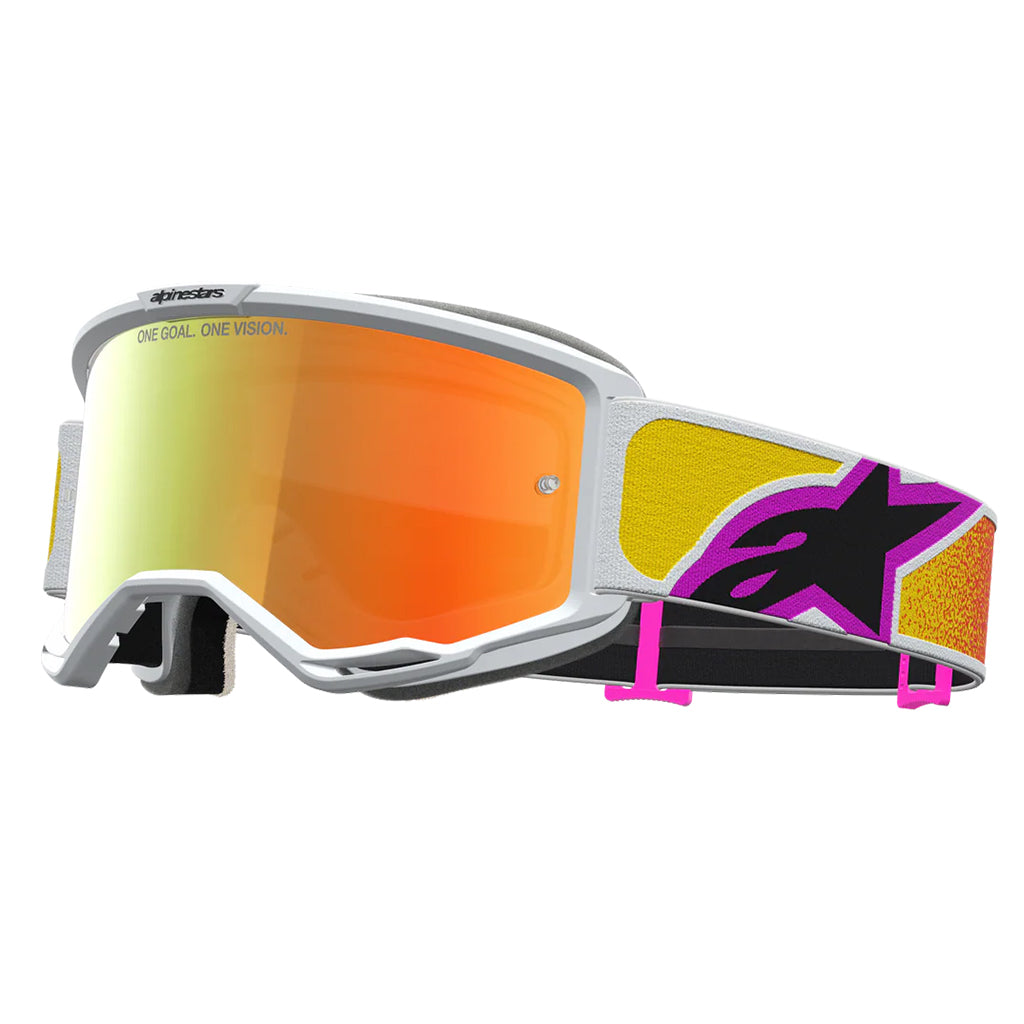 Alpinestars - Vision 5 Drag Orange/Red Mirror Lens Goggle
