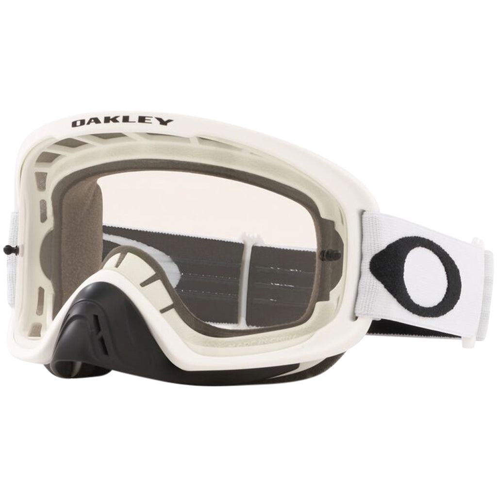 Oakley - O Frame 2.0 Pro Matte White Clear Lens Goggles