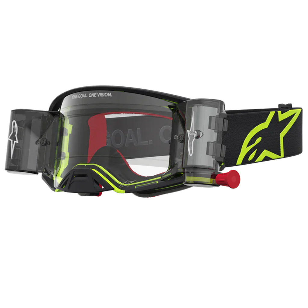 Alpinestars - Supertech Firma Black/Yellow Roll Off Goggle