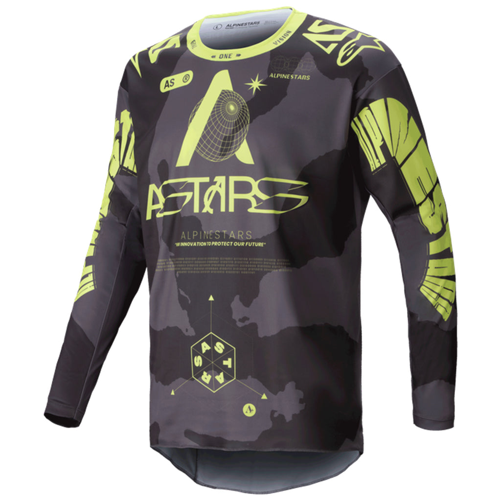 Alpinestars - 2025 Racer Hollow Dark-Camo Yellow MX Combo