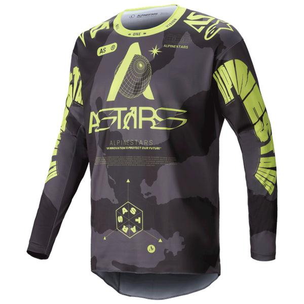 Alpinestars - 2025 Racer Hollow Bark-Camo Yellow Jersey