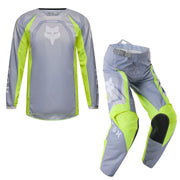 Fox - 2027 Youth 180 Frame Grey/Yellow MX Combo