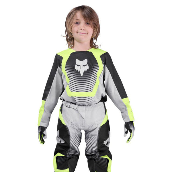 Fox - 2026 Youth 180 Collect Grey/Yellow MX Combo