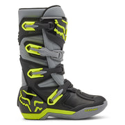 Fox - 2025 Youth Comp Grey Yellow MX Boots