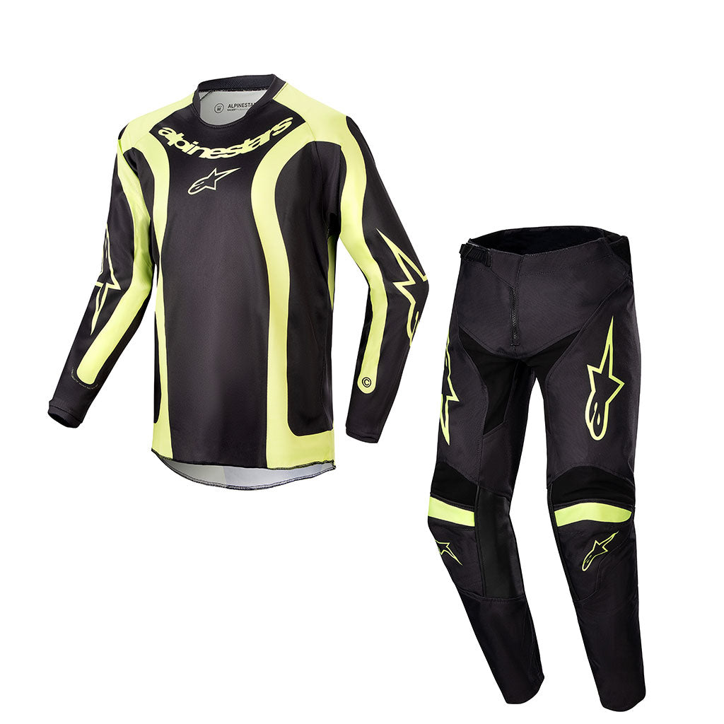 Alpinestars - 2024 Youth Racer Lurv Black/Yellow MX Combo