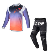 Alpinestars - 2024 Kids Racer Grey/Orange MX Combo