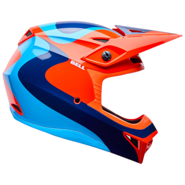 Bell - 2026 Youth MX 10 MIPS Wave Orange/Blue Helmet