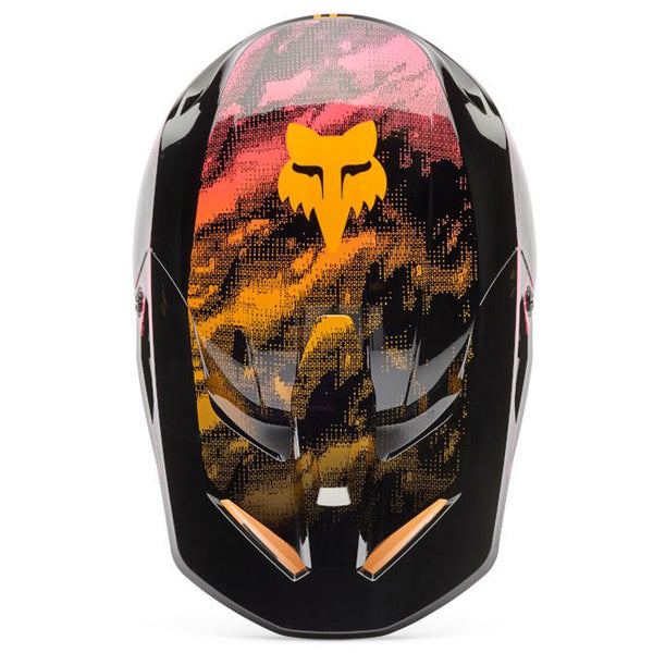 Fox - 2026 Youth V1 Kairos Tangerine Helmet