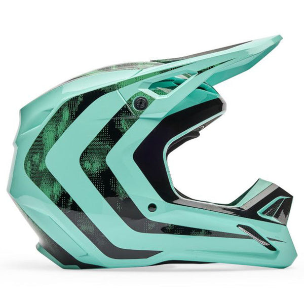 Fox - 2026 Youth V1 Kairos Turquoise Helmet