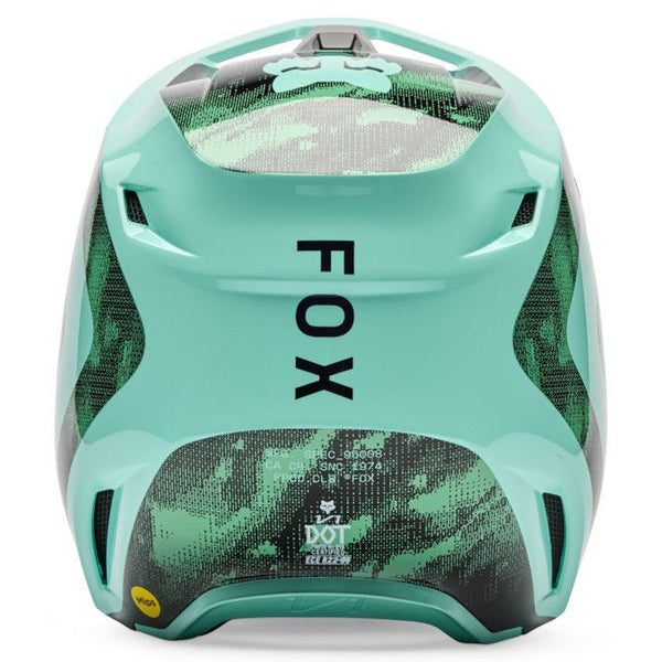 Fox - 2026 Youth V1 Kairos Turquoise Helmet