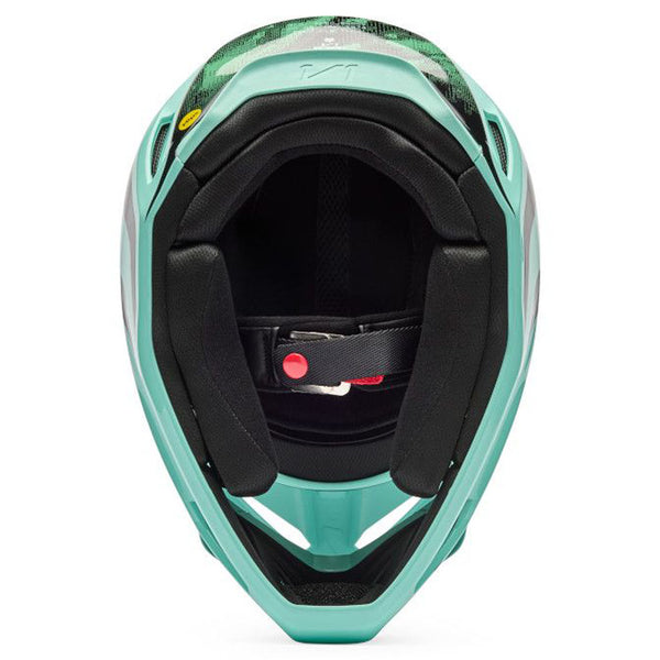 Fox - 2026 Youth V1 Kairos Turquoise Helmet