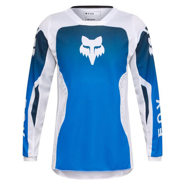 Fox Comp Blue Fox - 2026 Youth 180 Shield Blue MX Combo - AMA Warehouse