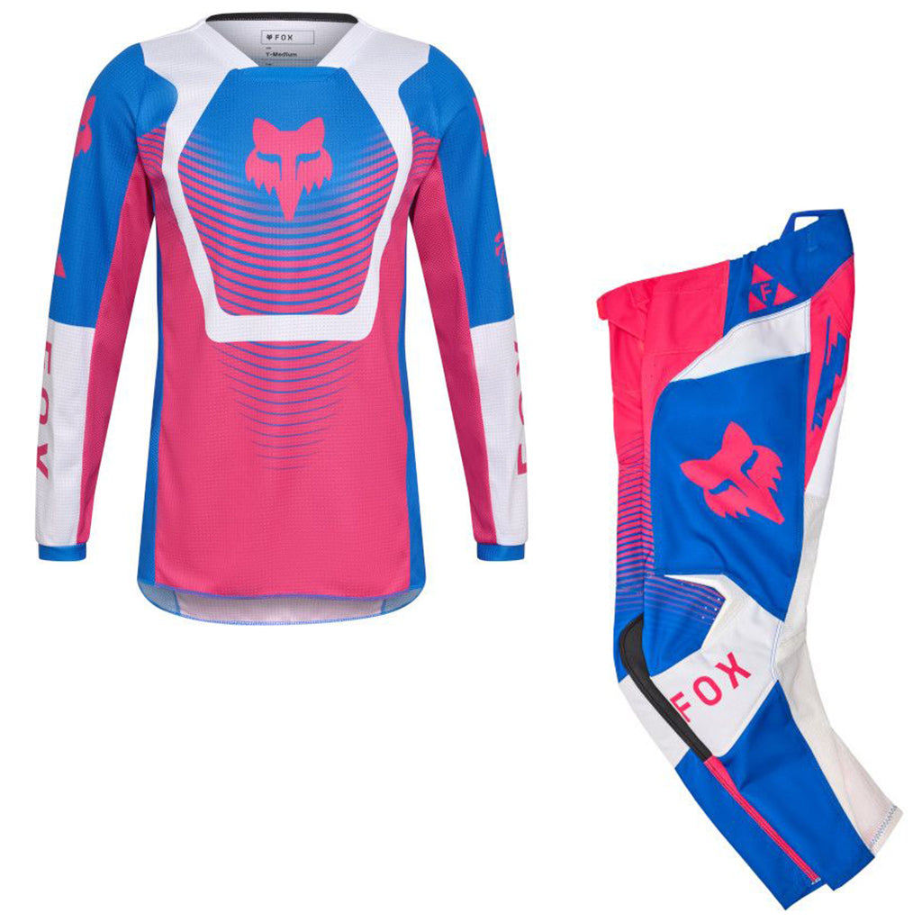 Fox - 2026 Youth 180 Collect Blue/Pink MX Combo