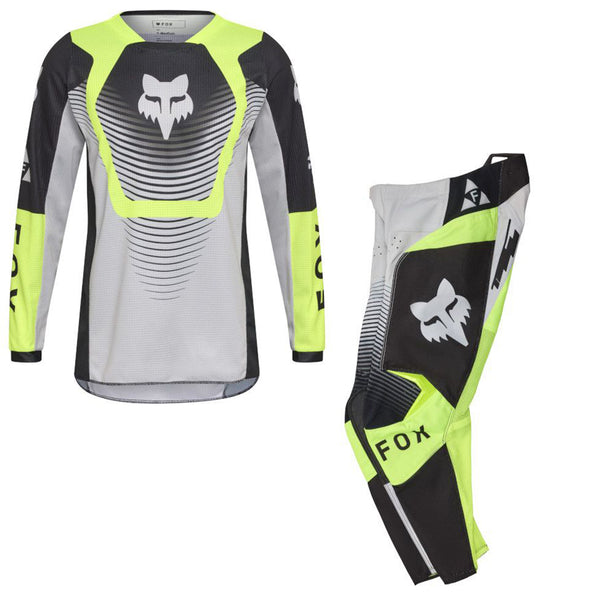 Fox - 2026 Youth 180 Collect Grey/Yellow MX Combo