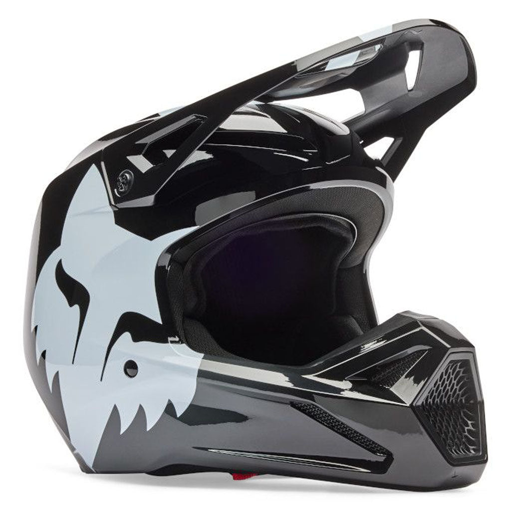 Fox - 2026 Youth V1 Shield Black Helmet