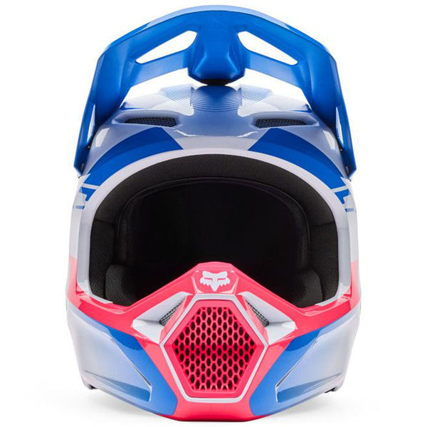 Fox - 2026 Youth V1 Collect Blue/Pink Helmet