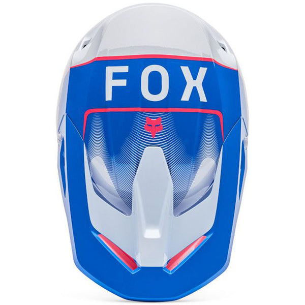 Fox - 2026 Youth V1 Collect Blue/Pink Helmet