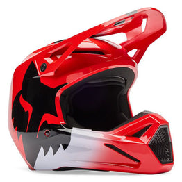 Fox - 2026 Youth V1 Shield Flo Red Helmet