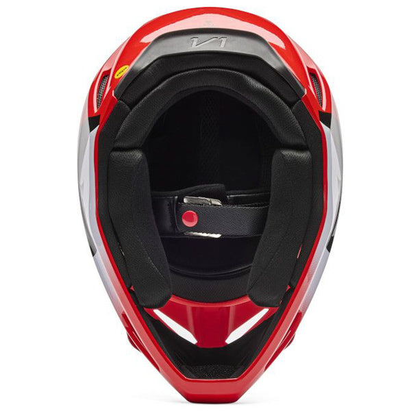 Fox - 2026 Youth V1 Shield Flo Red Helmet