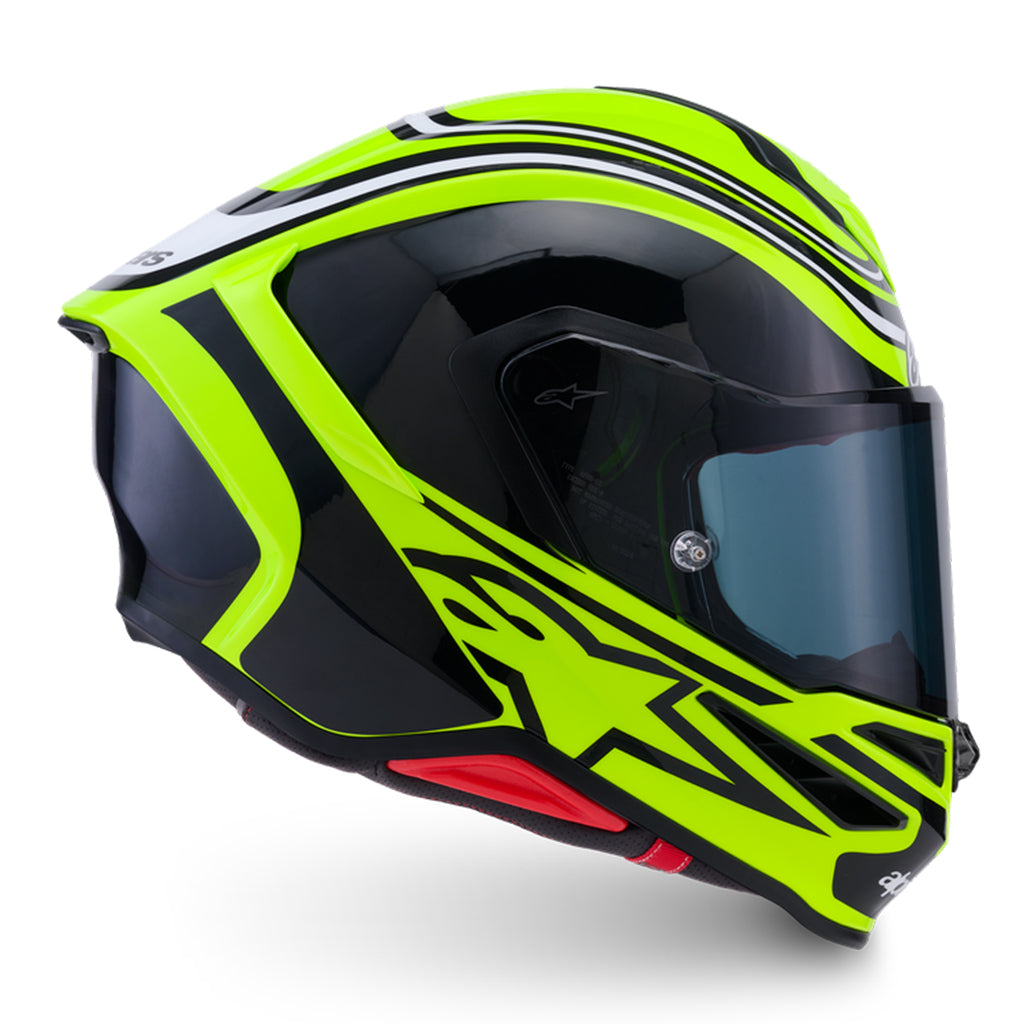Alpinestars - SR7 Zeal Black/Yellow Gloss Helmet