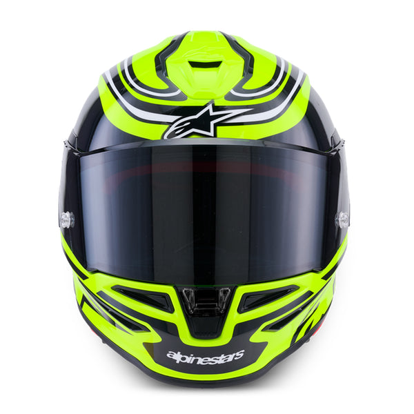 Alpinestars - SR7 Zeal Black/Yellow Gloss Helmet