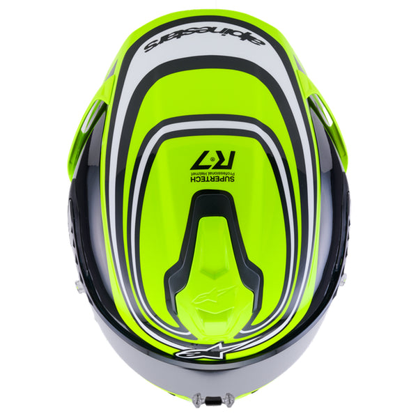 Alpinestars - SR7 Zeal Black/Yellow Gloss Helmet