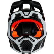 Fox - V3 RS DVIDE Black/Orange Helmet