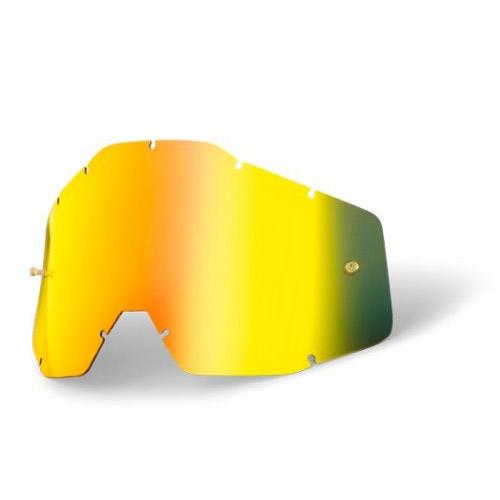 100% - Youth Gold Iridium Goggles Lens (4305878286413)